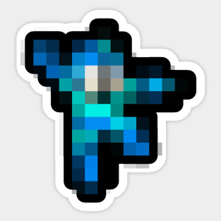 Pixel Man Sticker